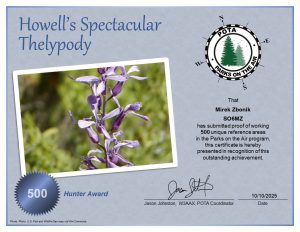 SO6MZ_POTA_Howells_Spectacular_Thelypody_Hunter